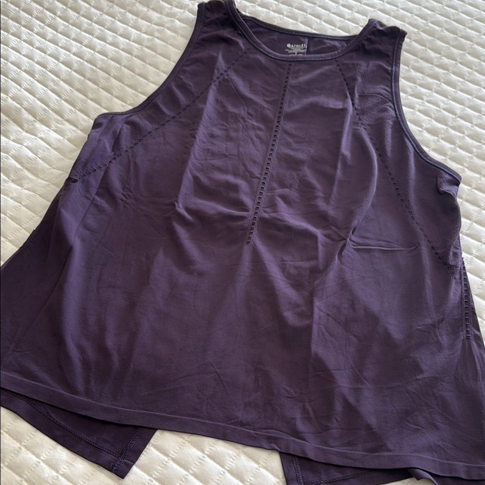 Athleta Purple Sleeveless Tank Top